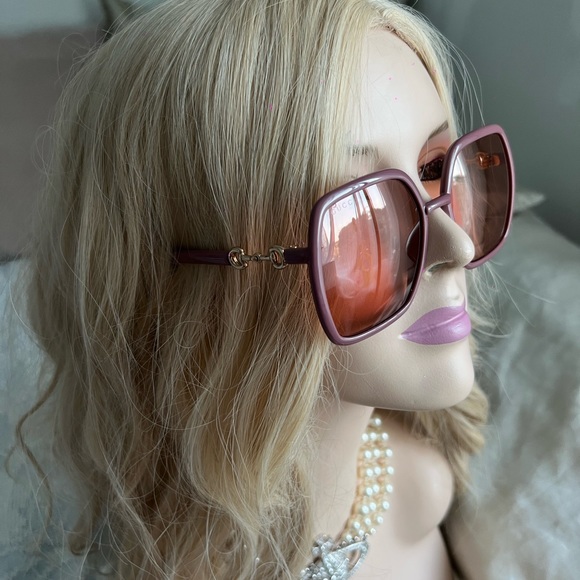 Gucci square frame retro sunglasses - Picture 4 of 5